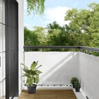 Balkonscherm 90x700 cm 100% oxford polyester wit Balkonscherm 90x700 cm 100% oxford polyester wit
