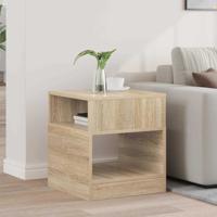 Bijzettafel Sonoma Eiken 40,5 x 40 x 45 cm Bewerkt hout