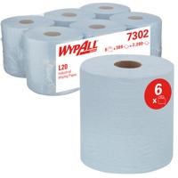 Poetspapier wypall l20 2laags 336 vel blauw