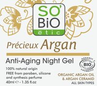 So Bio Etic Argan anti-aging night gel (40 ml) - thumbnail