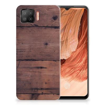 OPPO A73 4G | Bumper Hoesje | Old Wood