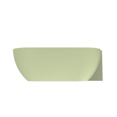 Arcqua Havana Halfvrijstaand Bad - 170x80cm - rechts - mat pastel groen BAD701615