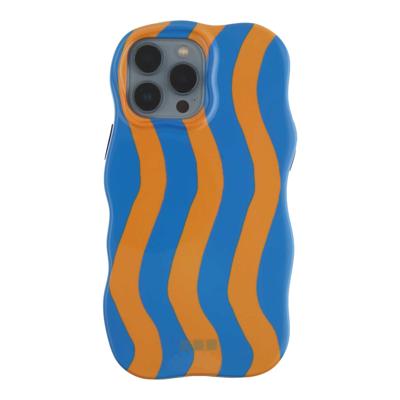 IPhone 16 Pro Hoesje Candy - Blauw Oranje