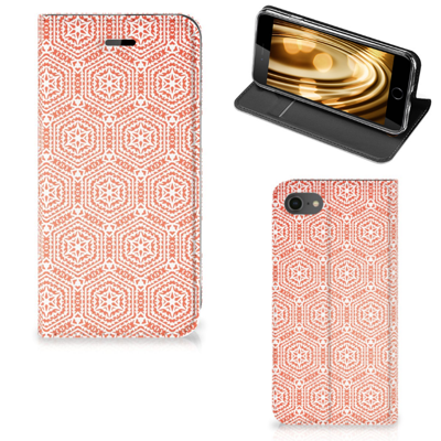 iPhone 7 | 8 | SE (2020) | SE (2022) | Hoesje met Magneet | Pattern Orange