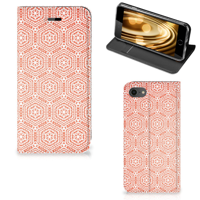 iPhone 7 | 8 | SE (2020) | SE (2022) | Hoesje met Magneet | Pattern Orange