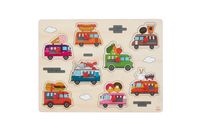 Knop puzzel 8 stukjes foodtruck klein Knop puzzel 8 stukjes foodtruck klein