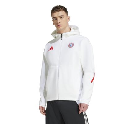 adidas Bayern München Anthem Trainingsjack 2025-2026 Wit Rood
