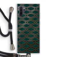 Moroccan tiles: Samsung Galaxy Note 10 Plus Transparant Hoesje met koord