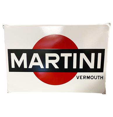 Martini Vermouth Logo Emaille Bord - 60 x 40cm