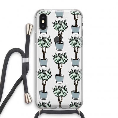 Boompje: iPhone XS Transparant Hoesje met koord