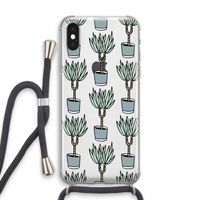 Boompje: iPhone XS Transparant Hoesje met koord