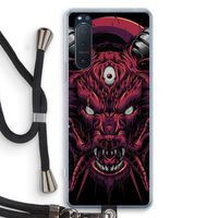 Hell Hound and Serpents: Sony Xperia 5 II Transparant Hoesje met koord