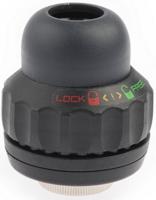 Post moderne balhoofd lock-out stuurslot quill 25.4/26.4/30.2mm zwart