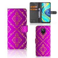 Wallet Case Xiaomi Redmi Note 9 Pro | Note 9S Barok Roze | Portemonnee hoesje