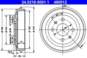 ATE Remtrommel 24.0218-5001.1