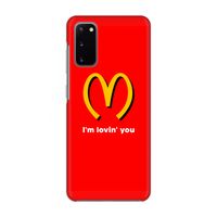 I'm lovin' you: Volledig geprint Samsung Galaxy S20 Hoesje