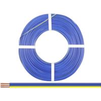 Donau Elektronik 318-223-50 Draad 3 x 0.14 mm² Blauw, Blauw, Geel 50 m