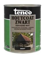 Houtcoat waterbasis zwart 1l verf/beits - Tenco