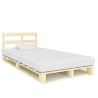 Bedframe pallet massief grenenhout 120x200 cm
