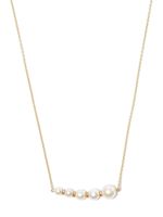 Sophie Bille Brahe collier Lune en or 14ct serti de perles - thumbnail