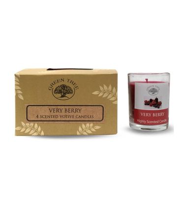 Geurkaars votives verry berry