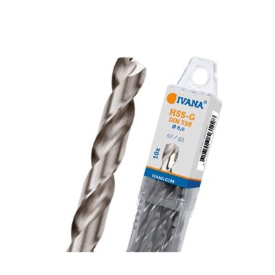 Ivana 47007 HSS-G spiraalboor DIN338 - Silverline - 3,3x65mm