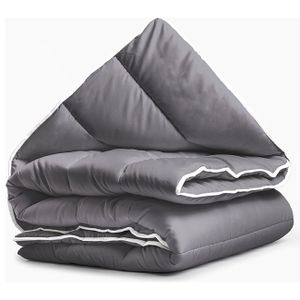 Dekbed zonder Overtrek - All Year - Antraciet (Warmteklasse 2)-2-persoons (200x200 cm)