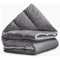 Dekbed zonder Overtrek - All Year - Antraciet (Warmteklasse 2)-Lits-Jumeaux (240x200 cm)