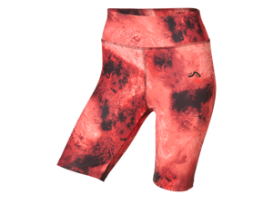 CRIVIT Korte dames sportlegging (Koraal/print, M (40/42))