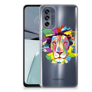 Motorola Moto G62 5G Telefoonhoesje met Naam Lion Color