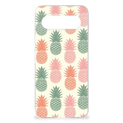 Google Pixel 8 | Siliconen Case | Ananas