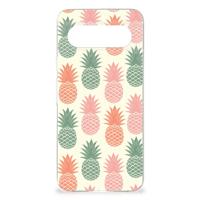 Google Pixel 8 | Siliconen Case | Ananas
