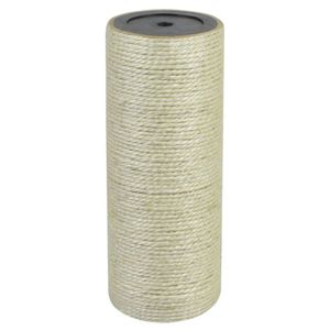 VidaXL Kattenkrabpaal 8x20 cm 8 mm beige