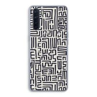 Moroccan Print: Oppo A91 Transparant Hoesje