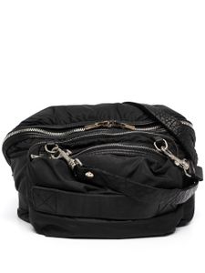 Guidi sac en cuir à poches multiples - Noir