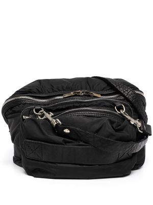 Guidi sac en cuir à poches multiples - Noir