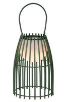 Lucide FJARA - Oplaadbare Tafellamp Binnen/Buiten - Accu/Batterij - Ø 17,5 cm - LED 3 StepDim - 1x0,3W 3000K - IP44 - Groen