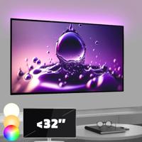 Tv backlight set met 1 RGBWW ledstrip voor tv's