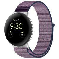 Google Pixel Watch Nylon Sport Loop Band - Paars Google Pixel Watch Nylon Sport Loop Band - Paars