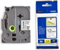 Labeltape Brother TZE231 Zwart, wit Glanzend