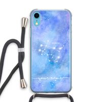 Sterrenbeeld - Licht: iPhone XR Transparant Hoesje met koord