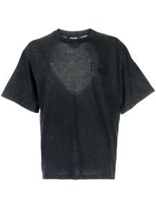 DSQUARED2 t-shirt en coton à effet usé - Noir