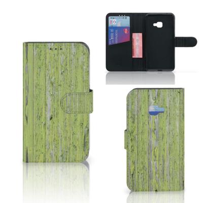 Samsung Galaxy Xcover 4 | Xcover 4s | Book Style Case | Green Wood