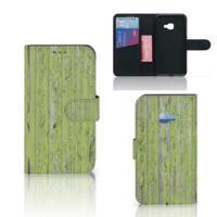 Samsung Galaxy Xcover 4 | Xcover 4s | Book Style Case | Green Wood