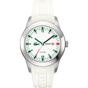 Horlogeband Lacoste 2010674 / 2010627 / LC-11-1-34-2408 Rubber Wit 22mm