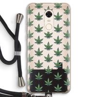 Weed: Xiaomi Redmi 5 Transparant Hoesje met koord