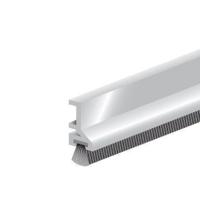 Ellen opbouw tochtprofiel - ATS - met borstel - 2300 mm - aluminium