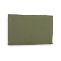 Kave Home Hoofdbord 'Tanit' 186 x 106cm, kleur Donkergroen