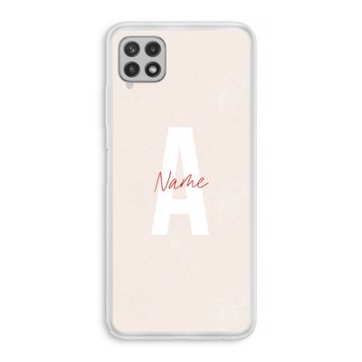 Strawberry Milkshake: Samsung Galaxy A22 4G Transparant Hoesje