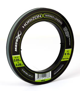 Fox Matrix Horizon X Tapered Shock Leader 8Lb/12Lb (12M) 5St.